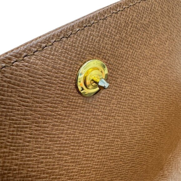 LOUIS VUITTON Brown Monogram Leather Pochette Clutch Bag - Picture 8 of 8